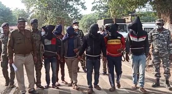 डकैती कांड का पुलिस ने किया खुलासा, 6 अपराधी गिरफ्तार