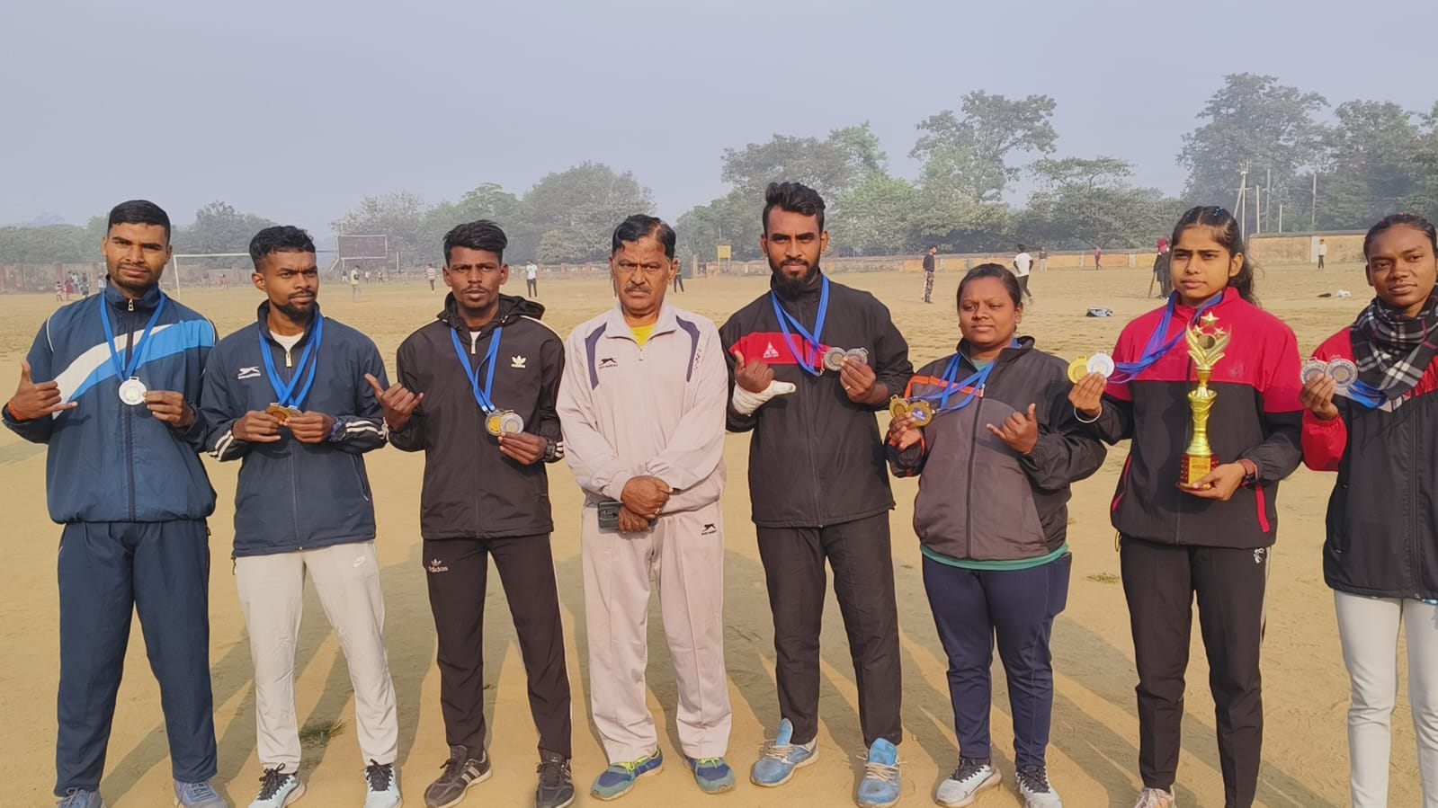 बिनोद बिहारी महतो कोयलांचल यूनिवर्सिटी मीट में छात्रों का जलवा, बेरमो की लड़के-लड़कियों ने दिखाया दमदार खेल