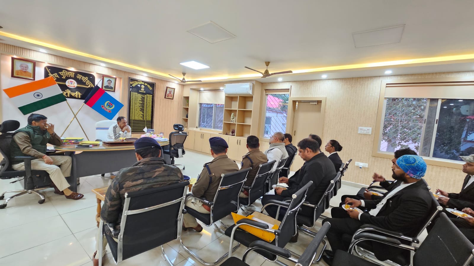 कोर्ट की सुरक्षा के प्रति रांची पुलिस हुई सतर्क,जानिए किसके साथ हुई बैठक