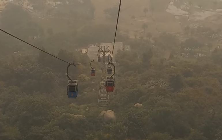 देवघर का त्रिकूट पर्वत नए साल के जश्न और पिकनिक के लिए लोगों की पहली पसंद, लेकिन इस वर्ष भी रोपवे का लुफ्त नहीं उठा सकेंगे सैलानी