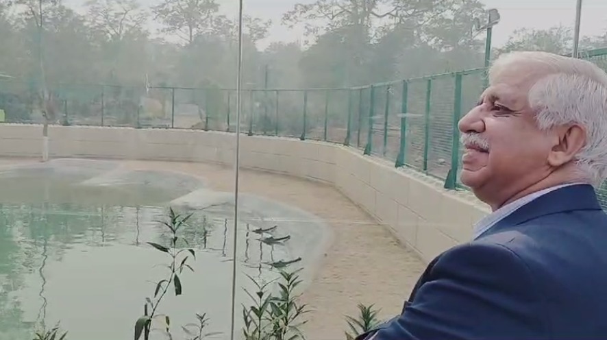 टाटा जूलॉजिकल पार्क में नए मेहमान का हुआ आगमन, टाटा स्टील के वीपी चाणक्या चौधरी ने किया स्वागत