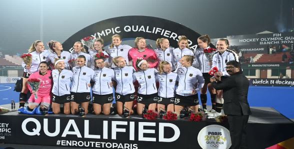 FIH Olympic Qualifier :- जर्मनी ने जीता दिला, फाइनल में अमेरिका को हराया . चौथे पोजिशन पर रही भारतीय टीम, मुख्यमंत्री ने बांटा पुरस्कार  