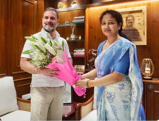 भारत जोड़ों न्याय यात्रा का कांरवा रांची पहुंचा, राहुल गांधी ने हेमंत की वाइफ कल्पना सोरेन से की मुलाकात  