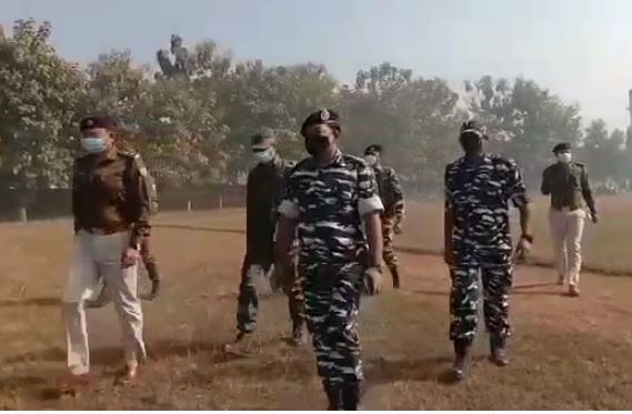 सीआरपीएफ के आईजी राजीव सिंह चतरा दौरे पर, अधिकारियों के साथ की मैराथन बैठक