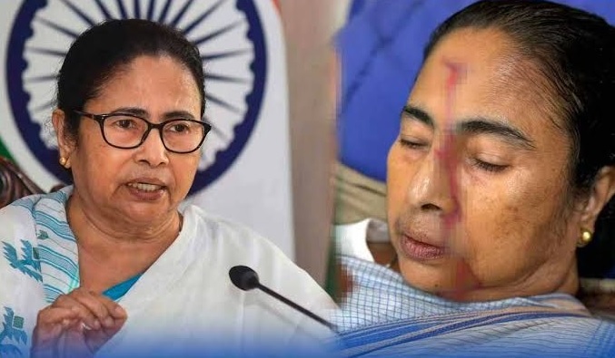 मुख्यमंत्री ममता बनर्जी के माथे में गंभीर चोट, तीन टांके लगे, अस्पताल से घर लौटीं