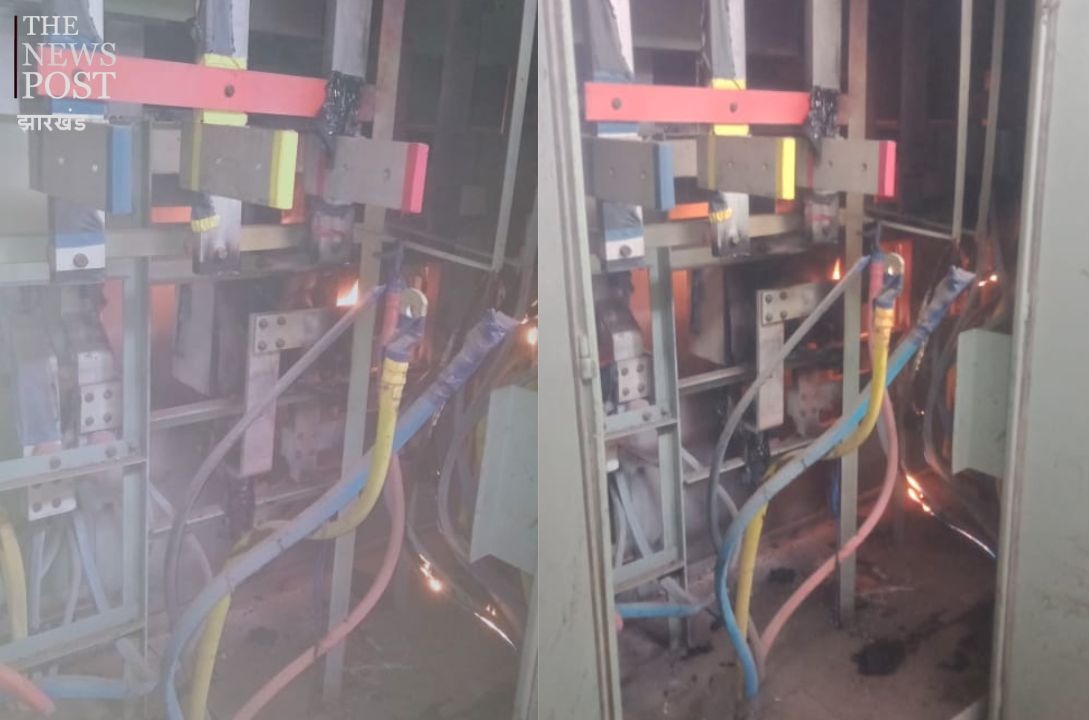 जमशेदपुर : मानगो वाटर ट्रीटमेंट प्लांट में लगी भीषण आग, इलाके में मची अफ़रा -तफरी