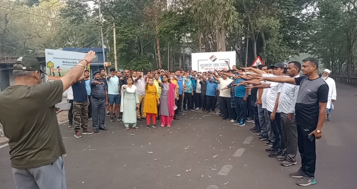 टाटा स्टील की पहल :  संपूर्ण स्वास्थ्य को बढ़ावा देने के लिए वेलनेस वॉक का आयोजन 