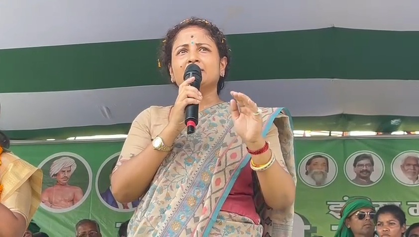 पलामू में कल्पना की हुंकार! तानाशाही करने वालों के खिलाफ 13 को पलामू करेगी वोट