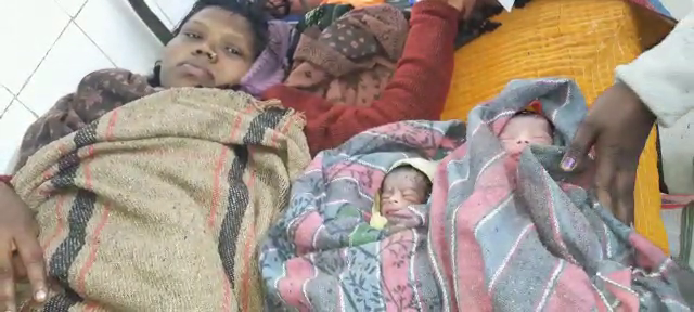 लातेहार में नॉर्मल डिलीवरी से जन्मा तीन बेटा, बच्चों का यह है हाल