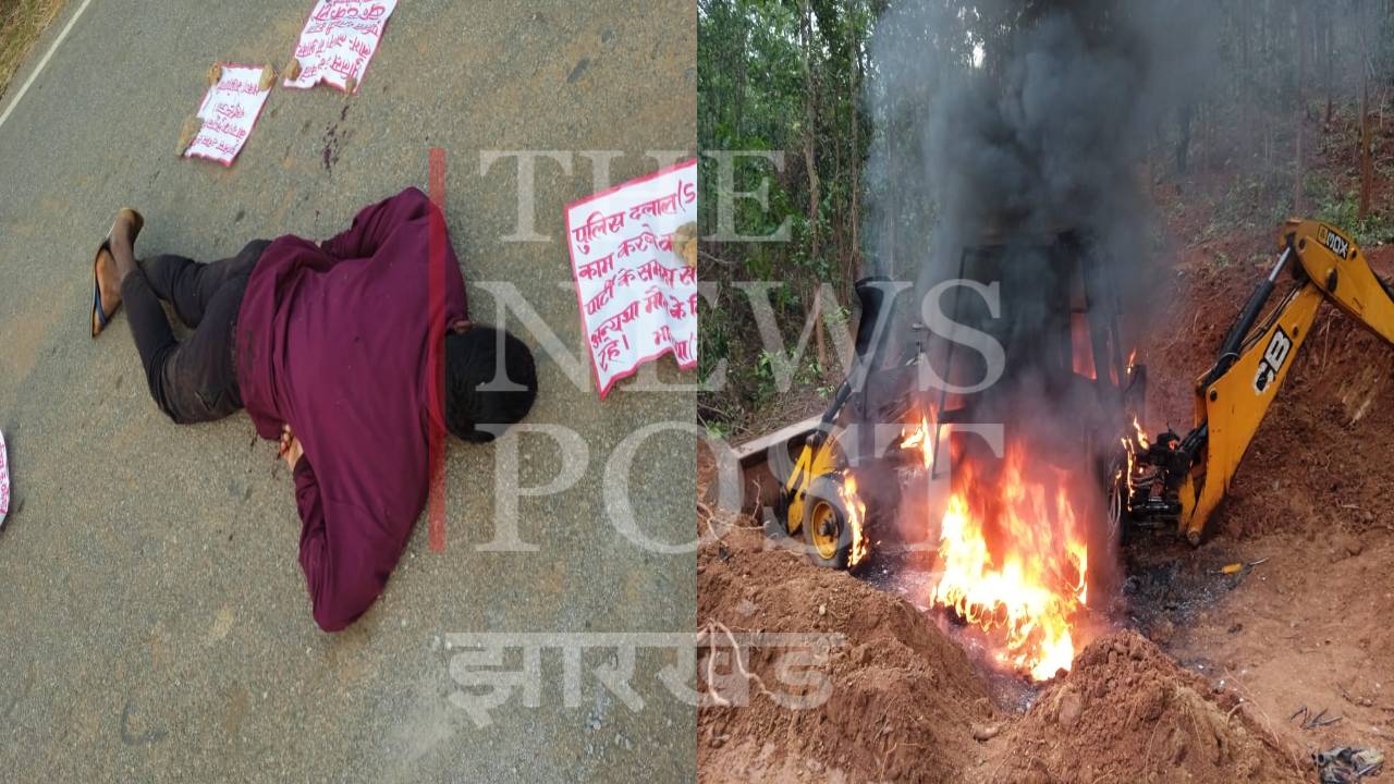 BIG BREAKING : सारंडा में नक्सलियों का उत्पात, वन विभाग के मुंशी की गोली मार कर हत्या, कई वाहनों में लगाई आग