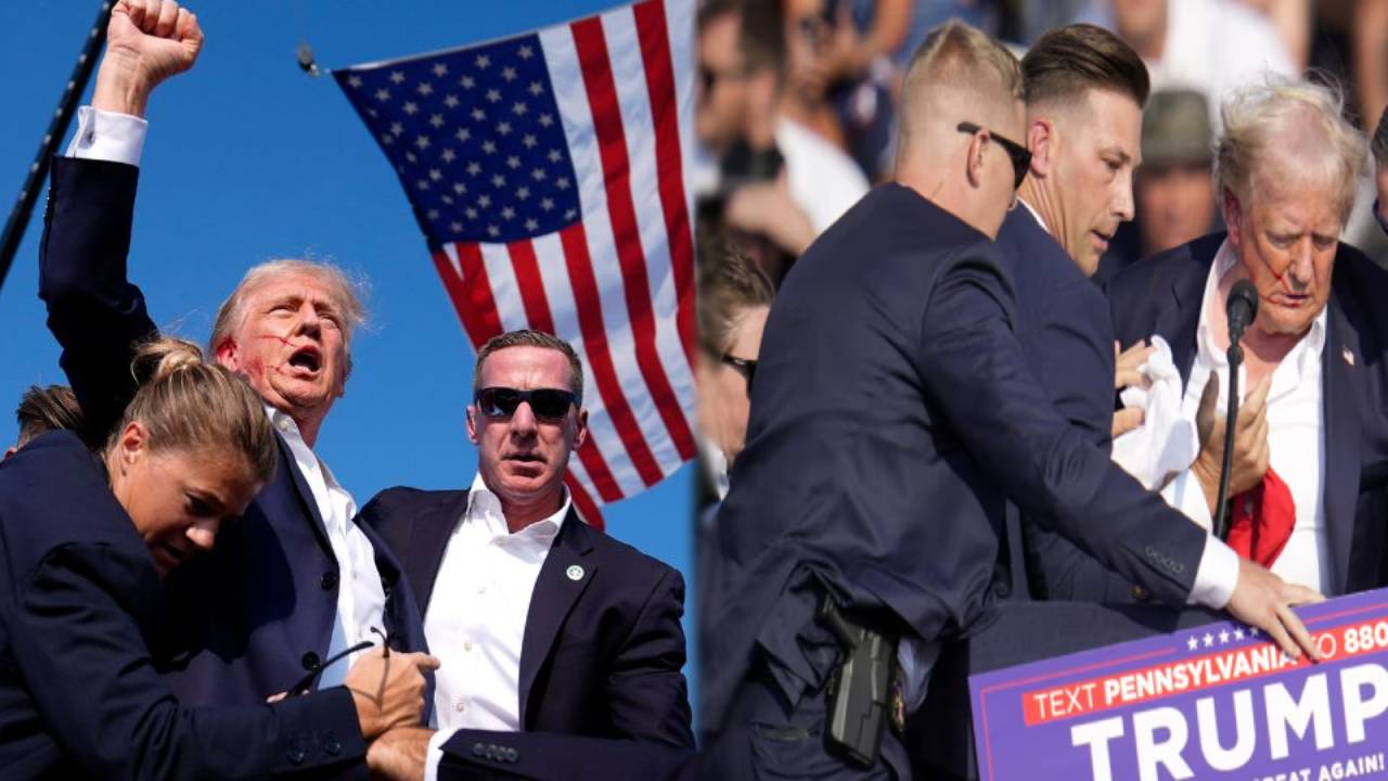 बाल-बाल बचे पूर्व अमेरिकी राष्ट्रपति Donald Trump, चुनावी रैली में हुई ताबड़तोड़ फायरिंग, शूटर भी मारा गया