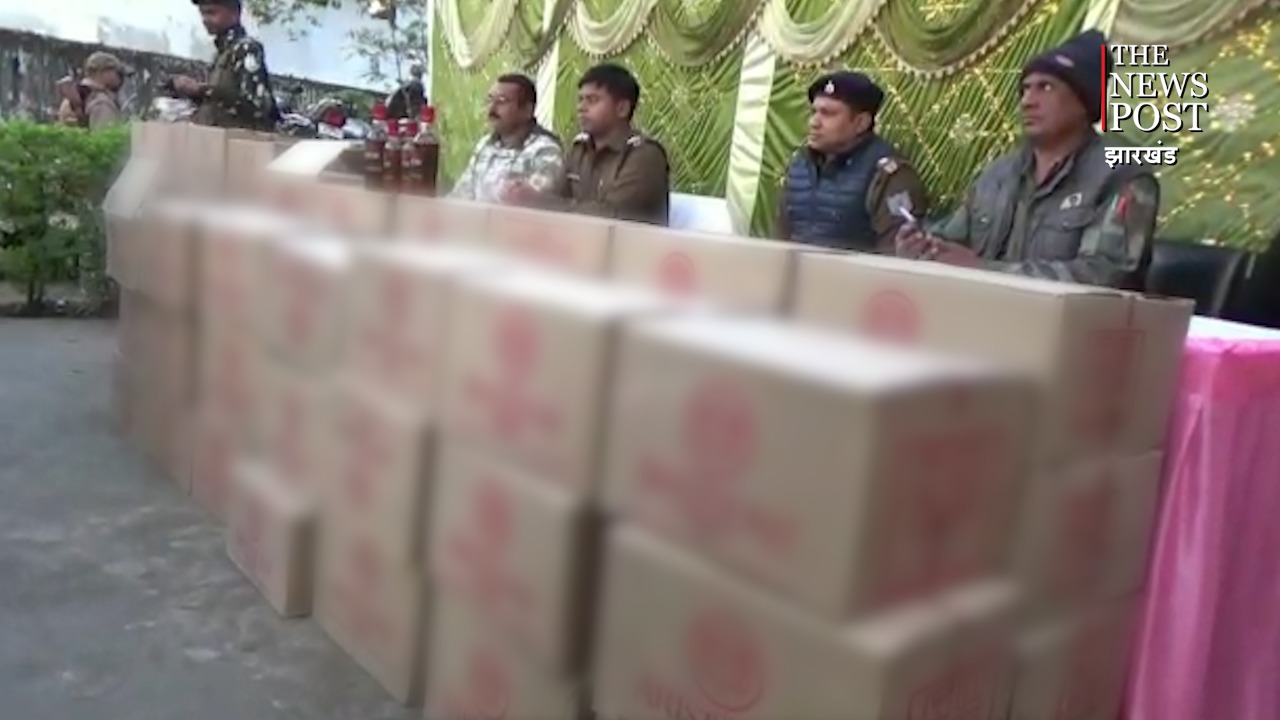 बिहार भेजी जा रही 5 लाख रुपए की विदेशी शराब जब्त,  चालक फरार