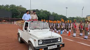 मोरहाबादी मैदान में हुआ स्वतंत्रता दिवस समारोह को लेकर फुल ड्रेस रिहर्सल, बिहार के 13 बटालियन लेंगे परेड में हिस्सा