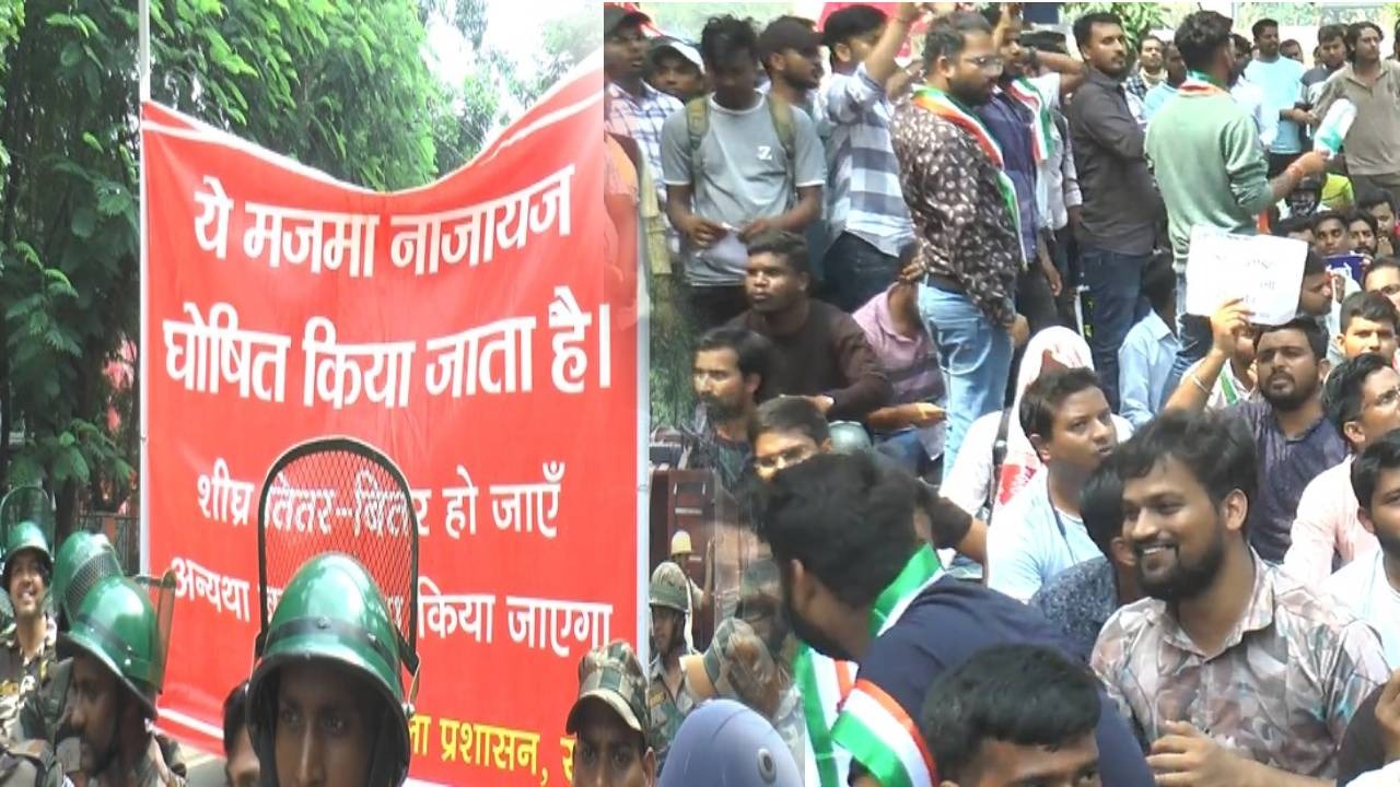 CGL परीक्षार्थीयों का सड़क पर दिखा आक्रोश,सीएम आवास घेराव के लिए निकले छात्र,परीक्षा की तिथि निर्धारित करने की मांग  