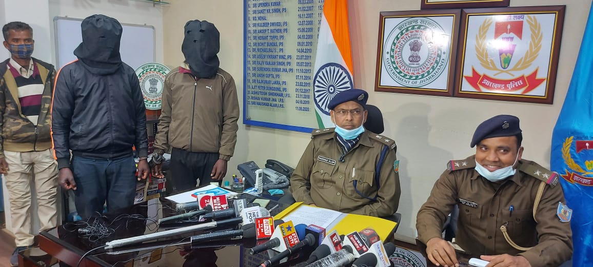 तूफान गिरोह के दो सदस्य गिरफ्तार 