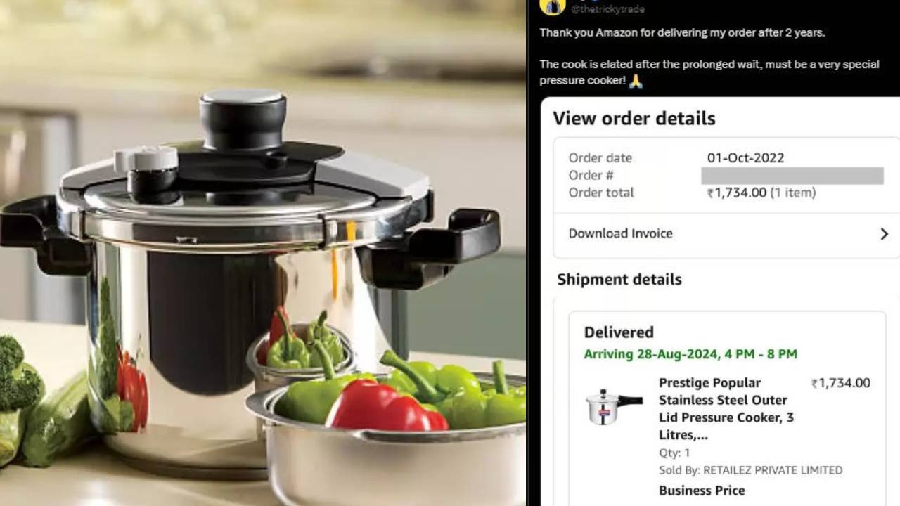 OMG…2 साल पहले ऑर्डर किया था प्रेशरकुकर, अब जाकर हुआ डिलीवर, यूजर्स कर रहे ट्रोल, Amazon पर देर है, अंधेर नहीं...