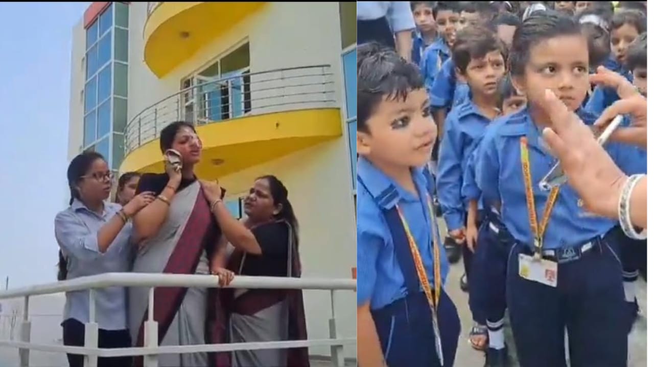 बच्चों को मोबाइल की लत छुड़वानी है तो ये दिखा दें ये वीडियो..!मैडम का ये ट्रिक सोशल मीडिया पर हो रहा वायरल  