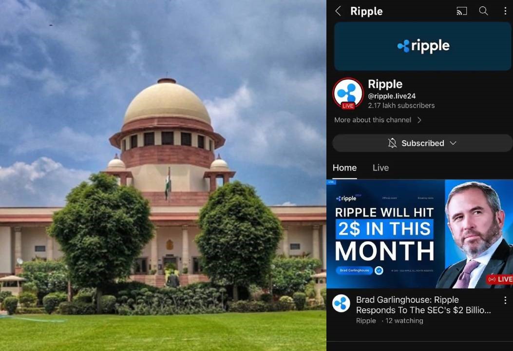 सुप्रीम कोर्ट का यूट्यूब चैनल हुआ हैक, हैकर्स चला रहे क्रिप्टोकरेंसी XRP का एड, Youtube ने हटाया चैनल  