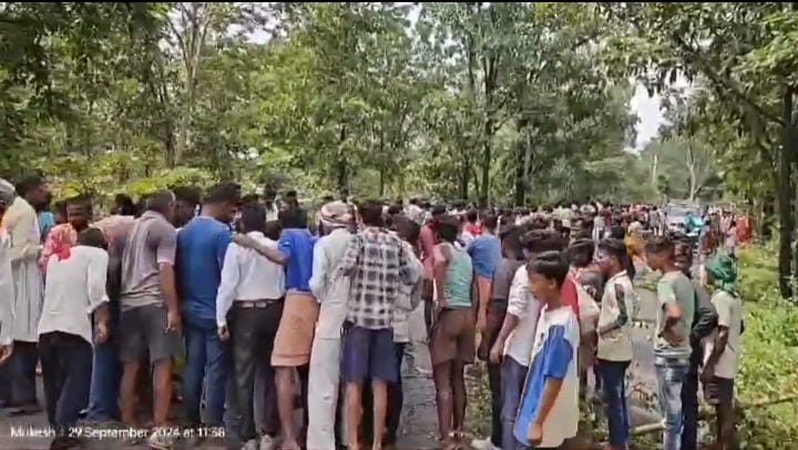 गढ़वा: हाथियों के झुंड ने एक महिला को कुचलकर मार डाला, आक्रोशित ग्रामीणों ने सड़क जाम कर किया प्रदर्शन, पढें इनकी मांग