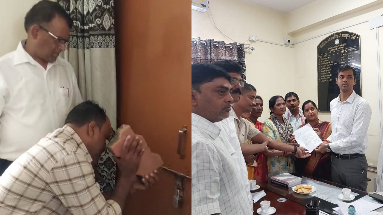 नामकुम CO के ऑफिस का ताला तोड़ने वाले मामले में कार्रवाई के संकेत, जांच के लिए पहुंचे एसडीओ 