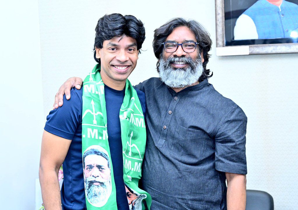 JHARKHAND VIDHANSABHA:2024 अमित महतो की घर वापसी,JMM में हेमंत सोरेन ने किया स्वागत,सुदेश से होगा सामना