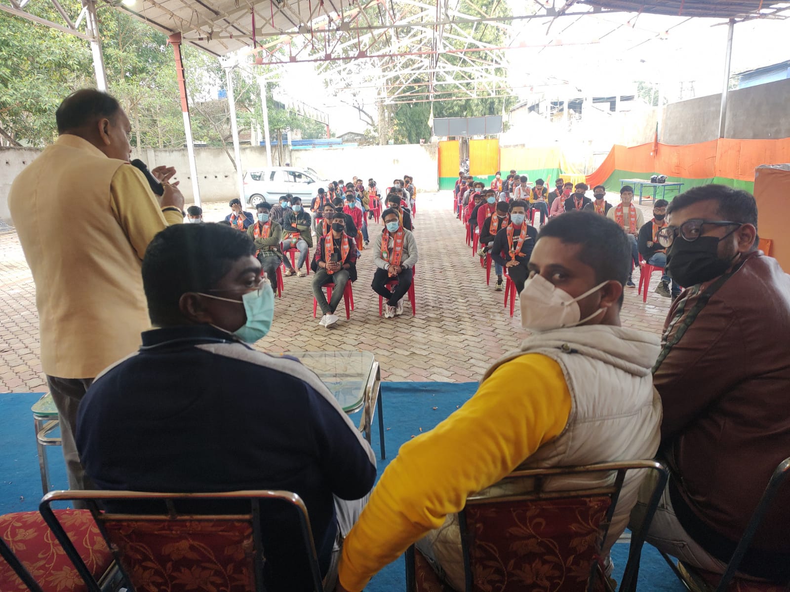 भाजपा द्वारा सदस्यता ग्रहण अवसर पर विधायक ने कहा की,पहले देश, फिर पार्टी,और अन्त में हम:सी.पी.सिंह 