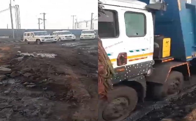 टोरी-शिवपुरी थर्ड लाइन निर्माण कर रही कंपनी परिसर में गोलीबारी, उग्रवादियों की करतूत