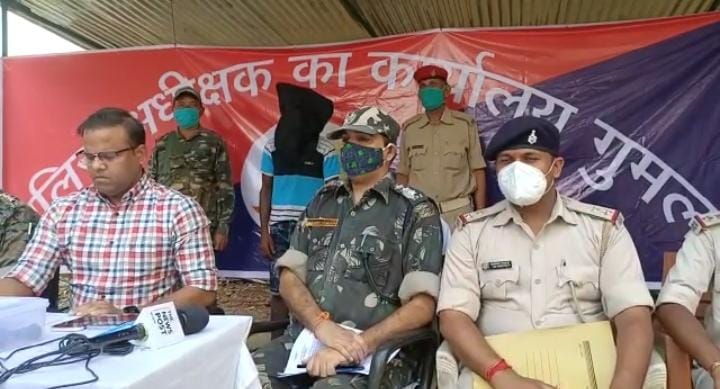 पीएलएफआई का हार्डकोर उग्रवादी हथियार के साथ गिरफ्तार