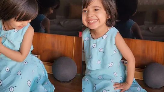बच्ची ने क्यूट अंदाज में कहा- Alexa गाली दो ना, फिर आया ऐसा मज़ेदार जवाब कि लोगों की नहीं रुक रही हंसी, देखिए VIDEO