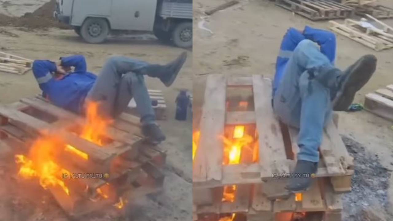 ‘बड़ी सर्दी हो बप्पा...’ शख्स ने ठंड से बचने के लिए लगाया अलग ही जुगाड़, देखिए वीडियो