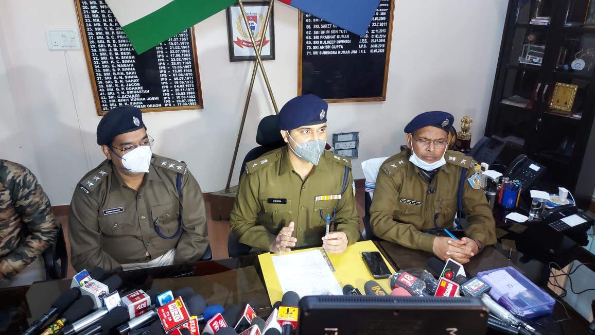 रांची पुलिस की बड़ी कार्रवाई ,नाबालिग युवती से गैंग रेप मामले का  24 घंटे के अंदर किया उद्भेदन