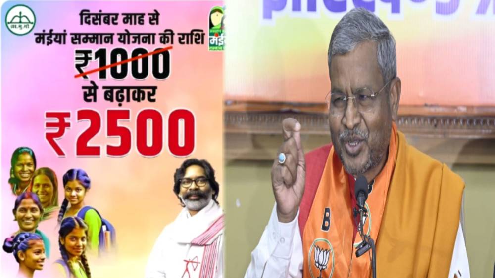 34 लाख छात्रों को पैसो न देकर मंईयां सम्मान योजना की राशि पूरी कर रही सरकार, भाजपा ने उठाये सवाल 