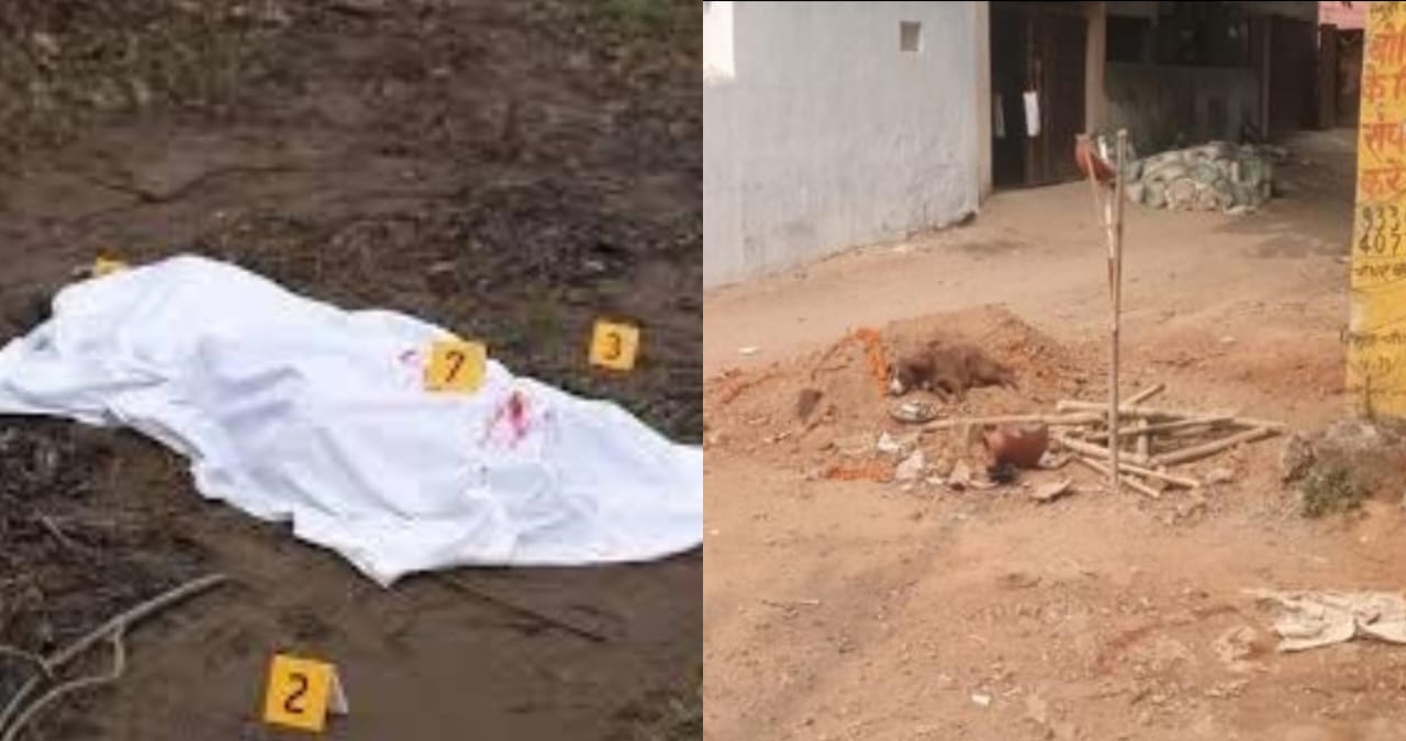 राजधानी रांची में बीच सड़क पर बना दिया कब्रिस्तान, 50 की संख्या में पहुंचे लोगों ने दफन कर दिया मुर्दा