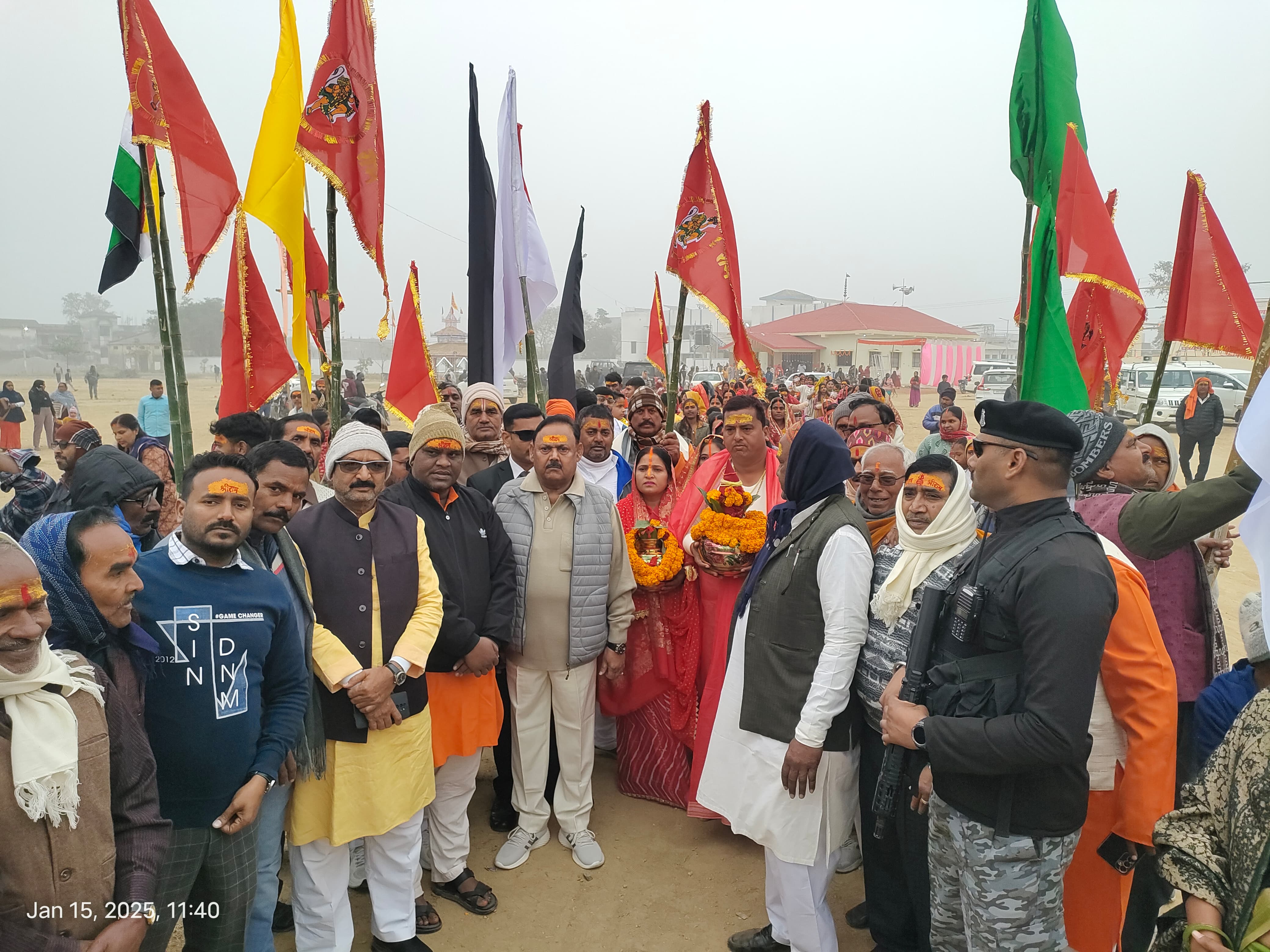 मां तारा शक्ति दुर्गा मंदिर का प्राण प्रतिष्ठा: कलश यात्रा के साथ शुरू हुआ पांच दिवसीय महायज्ञ, 19 को भंडारा का आयोजन