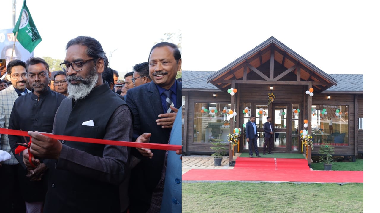 सीएम हेमंत ने मसानजोर डैम के इको कॉटेज का किया उद्घाटन, पर्यटन को बढ़ावा देने लिए लगभग 7 करोड़ की लागत से बना है कॉटेज