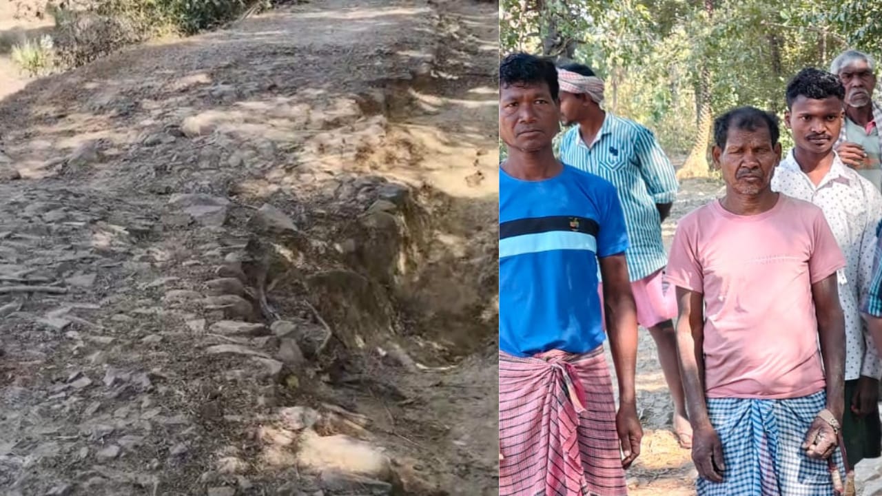 बोरियो विधानसभा क्षेत्र से निर्वाचित विधायकों की बदली तकदीर व तस्वीर लेकिन आज तक नहीं बदला झिकरा हरिनकोल गांव के पथरीले सड़क की तस्वीर