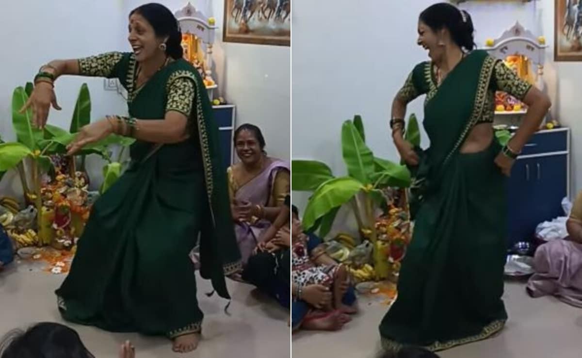 सोशल मीडिया पर आंटी ने अपने डांस मूव्स से मचाया गर्दा, अदाएं और लचक देख धड़का लोगों का दिल, देखें Video