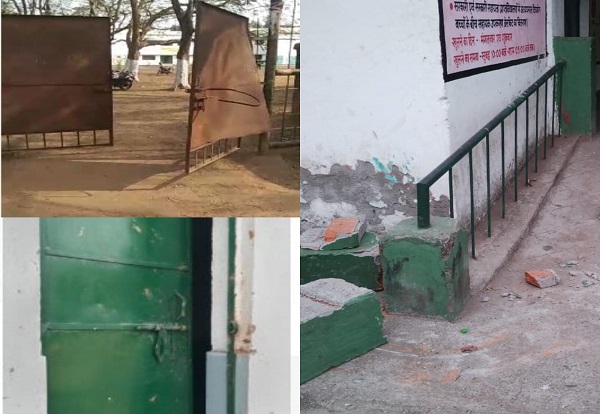 असामाजिक तत्वों ने स्कूल में मचाया उत्पात, बच्चों के चेंजिंग रूम की सभी सुविधाओं को कर दिया क्षतिग्रस्त
