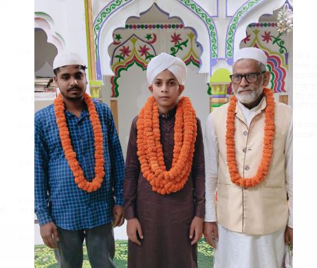 14 साल की उम्र में हाफिज मोहम्मद जौहर रजा सुलैमानी ने नमाज ए तरावीह में सुनाया पूरा कुरान