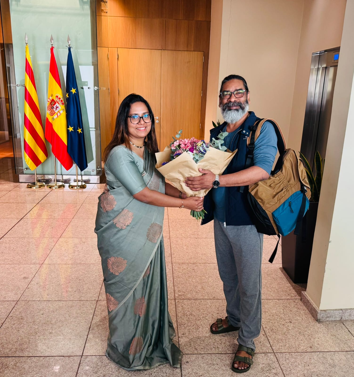 CM हेमंत सोरेन पहुंचे स्पेन, जानिए उनका किसने किया स्वागत और आगे क्या है कार्यक्रम 