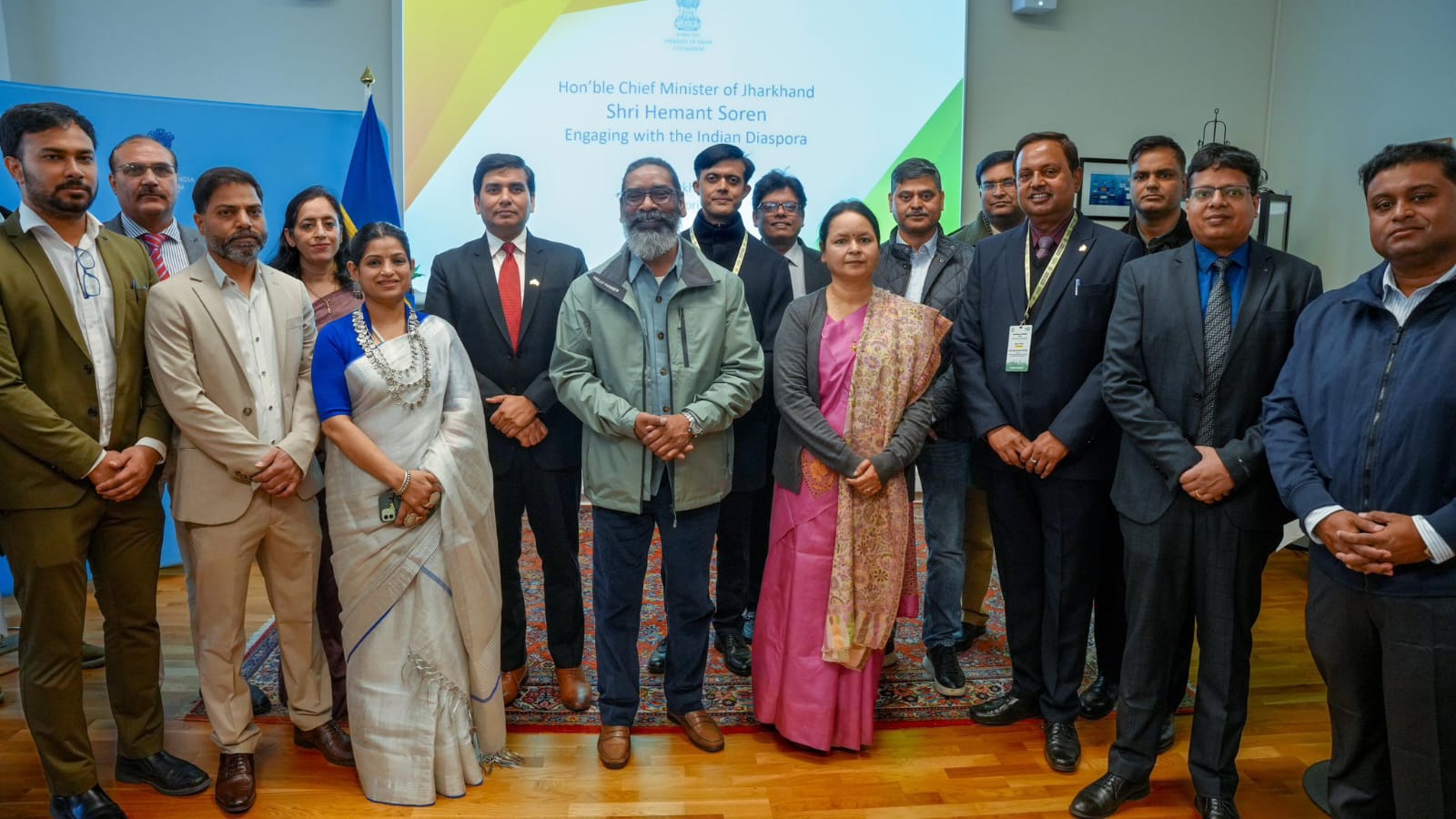 मुख्यमंत्री हेमंत सोरेन का भारतीय प्रवासी समुदाय ने स्वीडन में किया स्वागत, जानिए किन पहलुओं पर हुआ विचार-विमर्श 