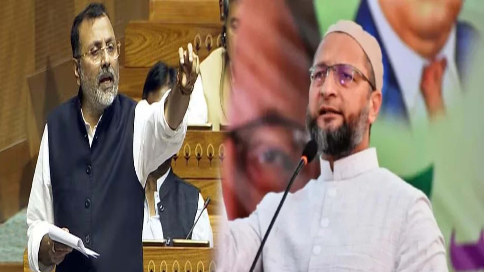 निशिकांत और ओवैसी एक साथ, मुस्लिम देश को बताएँगे पाकिस्तानी आतंकवाद की कहानी