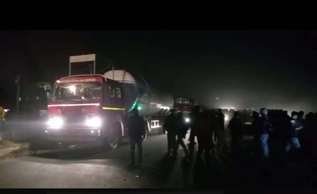 गोविंदपुर में जीटी रोड पर अज्ञात वाहन की चपेट में आएं दो बाइक सवार , एक की मौत ,दूसरा गंभीर