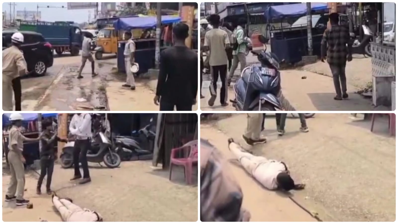 रांची: कटहल मोड़ में ड्यूटी पर तैनात ट्रैफिक पुलिसकर्मी पर युवकों ने किया हमला, जानिए वजह, वीडियो भी हो रहा वायरल
