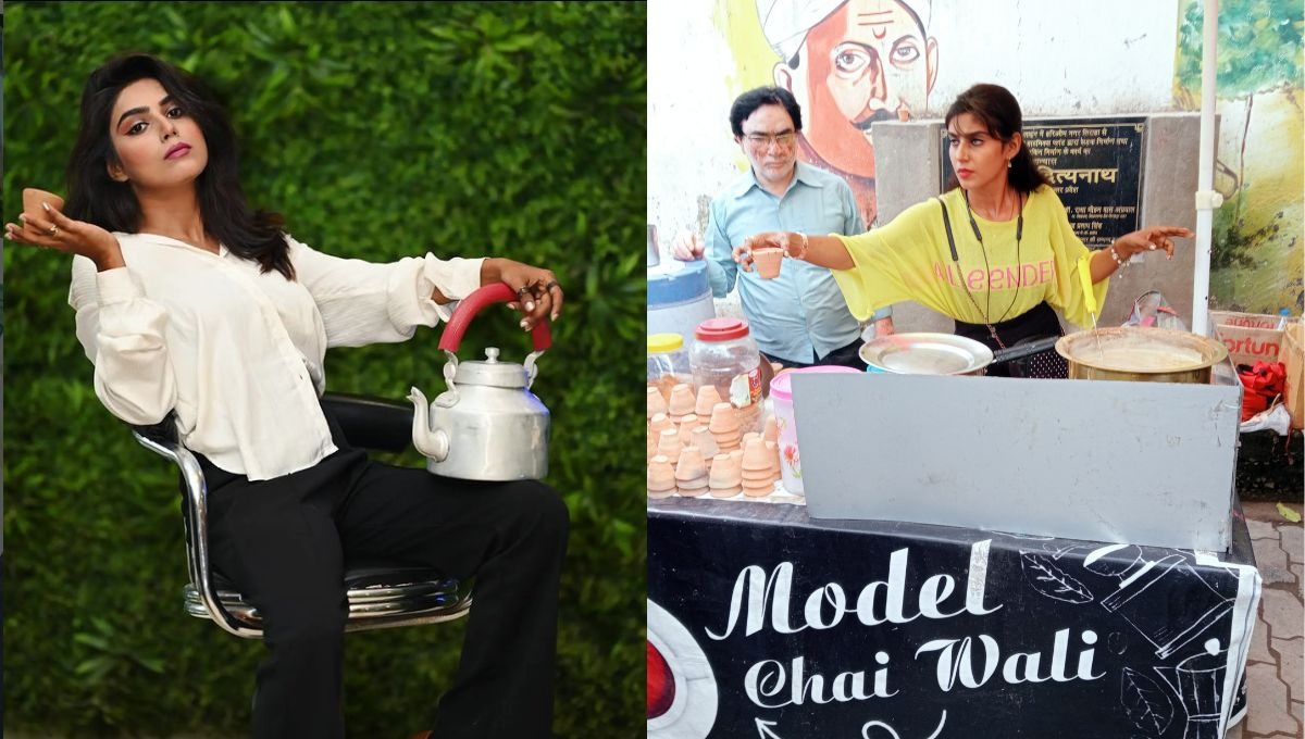 मॉडल चाय वाली सिमरन के साथ आधी रात को पुलिस के साथ हुआ विवाद, कपड़े पकड़कर खींचने का वीडियो हुआ वायरल