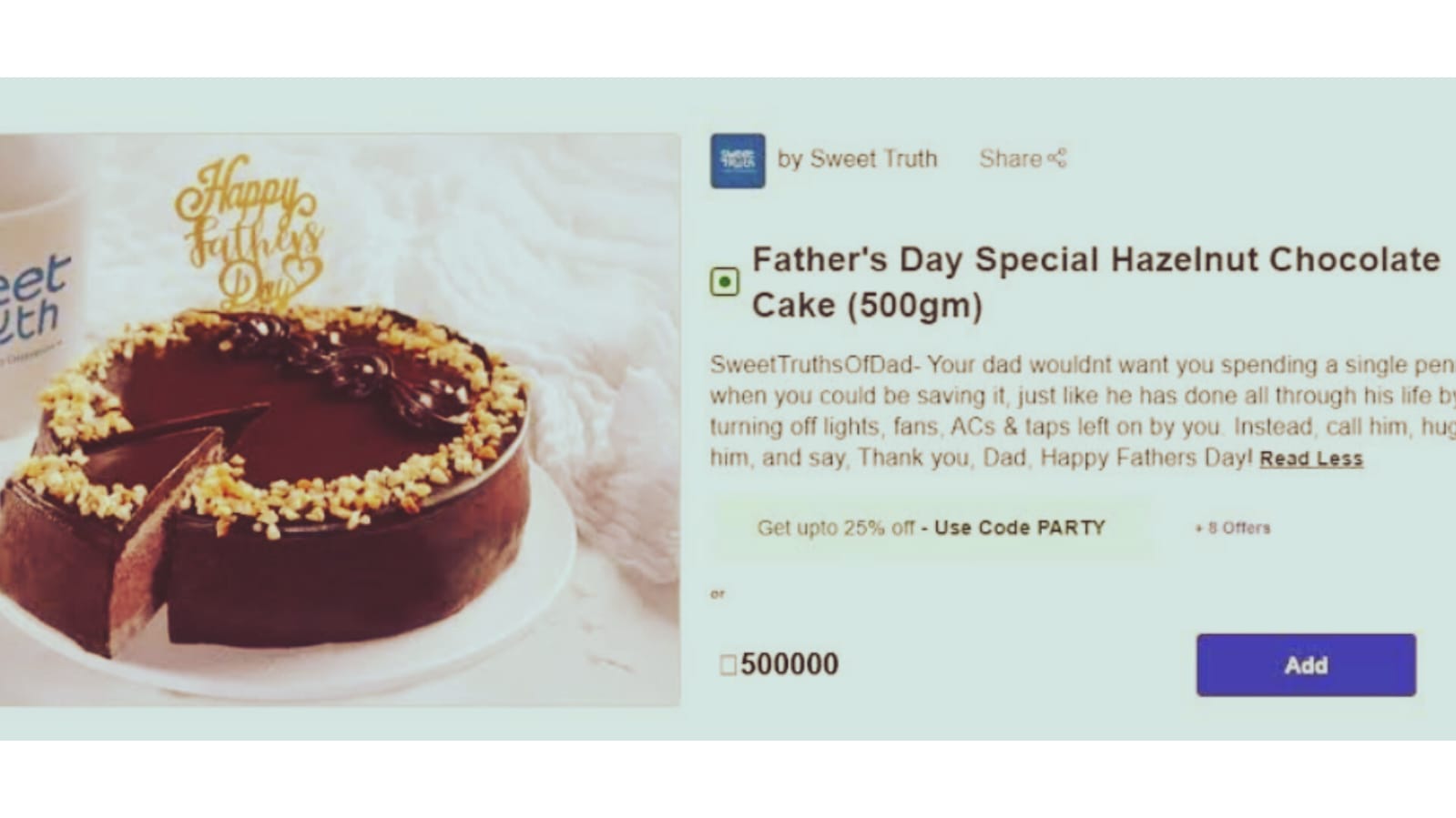 फादर्स डे पर 5 लाख का स्पेशल केक देख लोग हो गए हैरान, पोस्ट पर आए मजेदार कॉमेंट्स