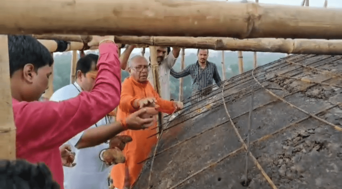 30 वर्षों के इंतज़ार के बाद  केबुल टाउन में लक्ष्मी नारायण मंदिर के शिखर निर्माण कार्य का शुभारंभ