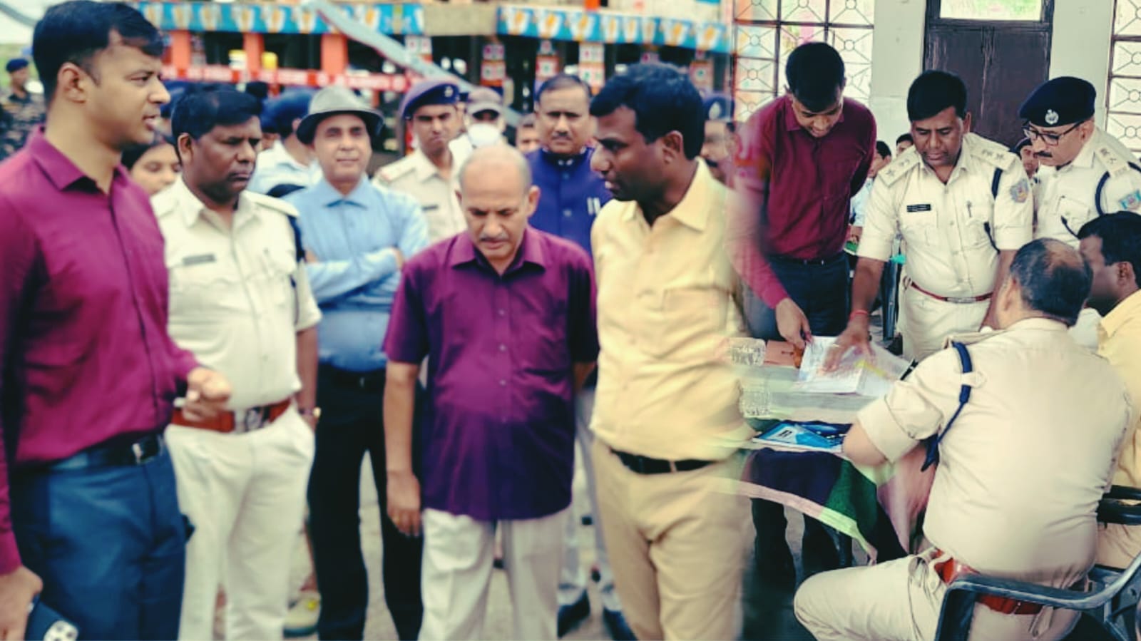 जगन्नाथपुर रथ मेला की तैयारी व सुरक्षा व्यवस्था का जायज़ा लेने पहुचे डीसी, एसडीएम और एसएसपी, की सुरक्षा-यातायात व्यवस्था की समीक्षा