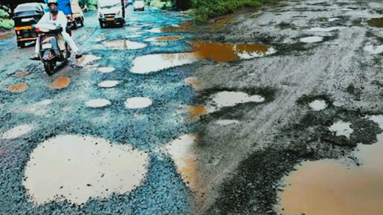 हफ्ते भर की बारिश में खुल गई राजधानी रांची की सड़कों की पोल, फिर ग्रामीण सड़कों का क्या होगा  हाल?