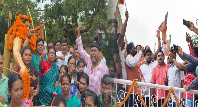 हूल दिवस के बहाने हुई राजनीतिक बयानबाजी के बीच पक्ष विपक्ष सभी कर रहे है गुरुजी की सलामती की दुआ